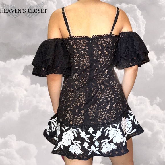 For love and lemons lace off shoulder mini dress - Picture 2 of 6